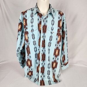 Panhandle Slim Southwestern Pattern Western Shirt (XXL)